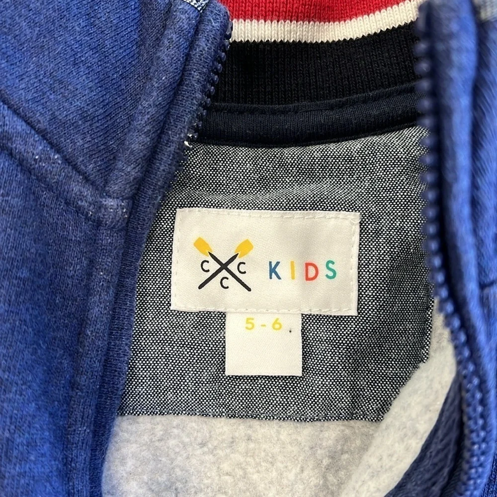 crew clothing company blue pullover